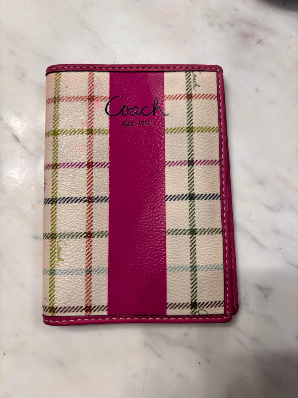 Coach Passport Cover